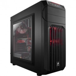 CORSAIR CARBIDE SPEC-01 Mid-Tower Gaming Case, Red LED Fan (CC-9011050-WW)