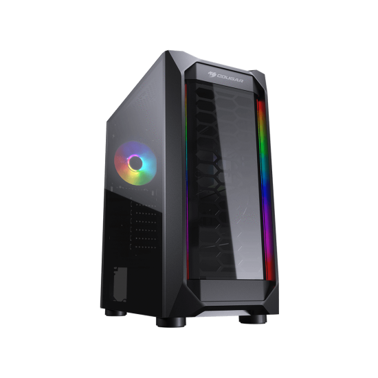 Cougar MX410-G RGB Powerful Airflow and Compact Mid-Tower Case with Tempered Glass