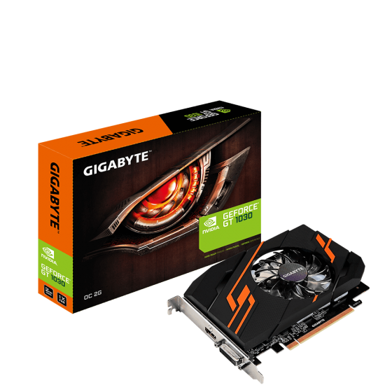 Gigabyte GT 1030 OC 2GB Video Graphics Card GV-N1030OC-2GI