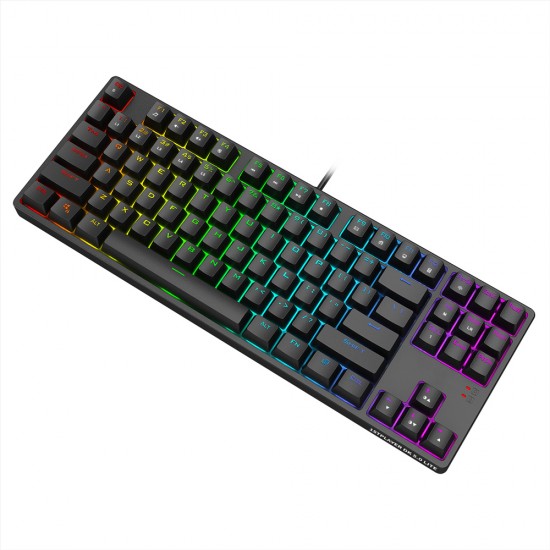 1stPlayer DK5.0 Lite Tenkeyless Mechanical Gaming Keyboard, Brown, RGB