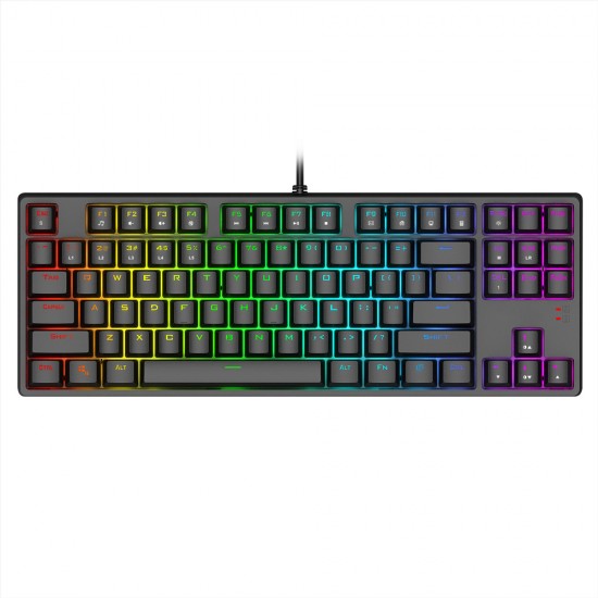 1stPlayer DK5.0 Lite Tenkeyless Mechanical Gaming Keyboard, Brown, RGB