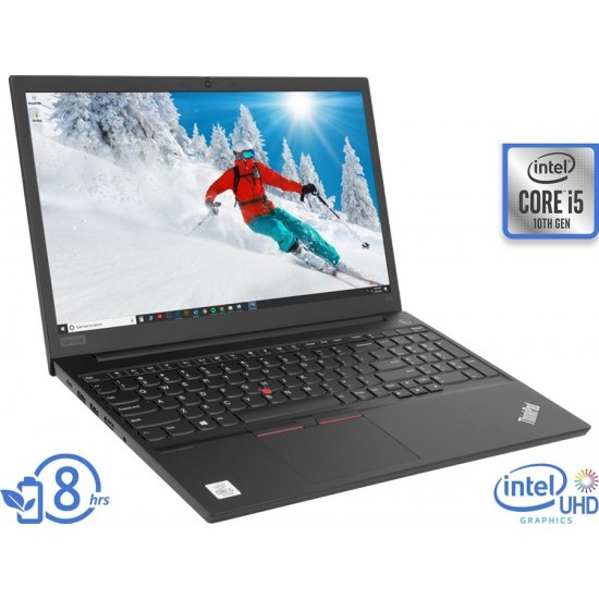 Lenovo Thinkpad E15 10th Gen Core i5, 4GB, 1TB HDD, 15.6" FHD, FPR, DOS, Carry Case